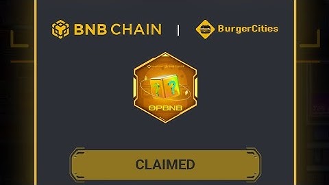 Claim BurgerCity Gift 🎁 NFT || Bridge To OPBNB- Bangla Tutorial •