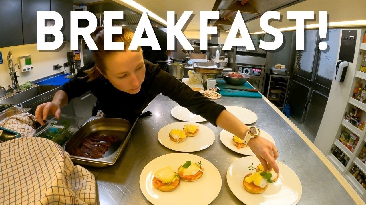 Breakfast onboard! (Behind the scenes on a Super Yacht)