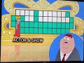 If Joe Biden was on wheel of fortune Peter griffin family guy