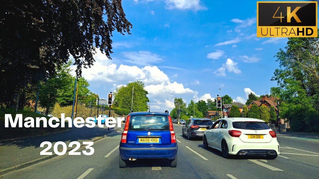 A Afternoon 🌅 Driving in Manchester with Relaxing Music 🎶  / Drive With Me / Manchester Driving 2023