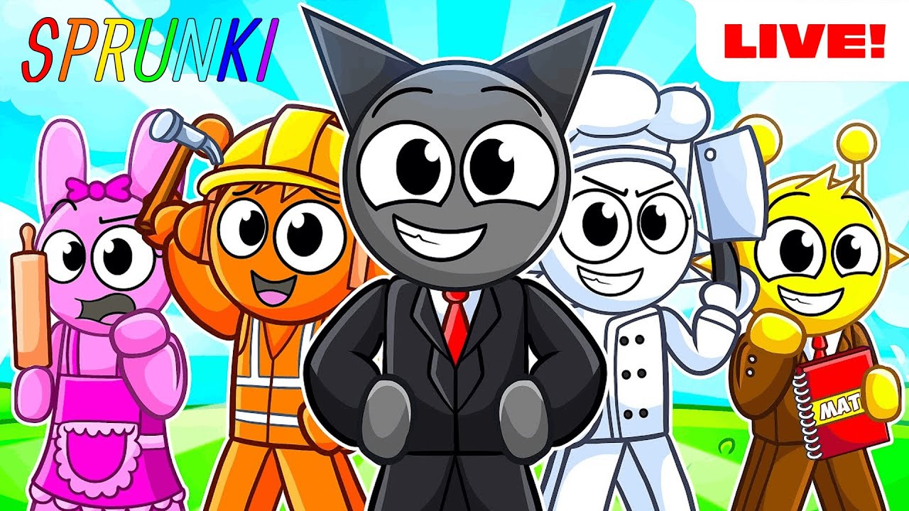 🔴 LIVE! 24 HOURS Sprunki Friends Full Videos! |  @Sprunki-World