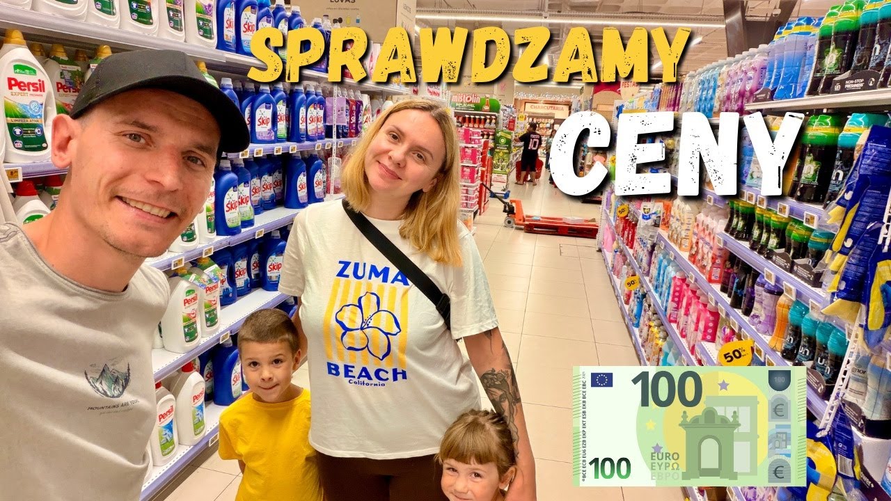 Miłosz znalazł 100 Euro!!! jakie ceny są w HISZPAŃSKICH SKLEPACH?