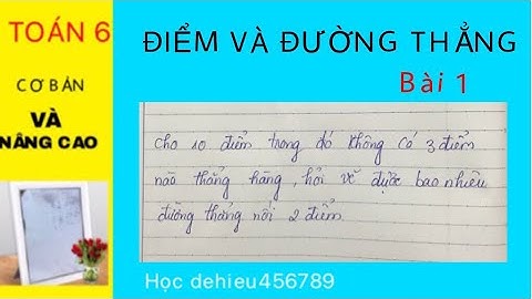 Cho 20 điểm vẽ được bao nhiêu đuòng thẳng