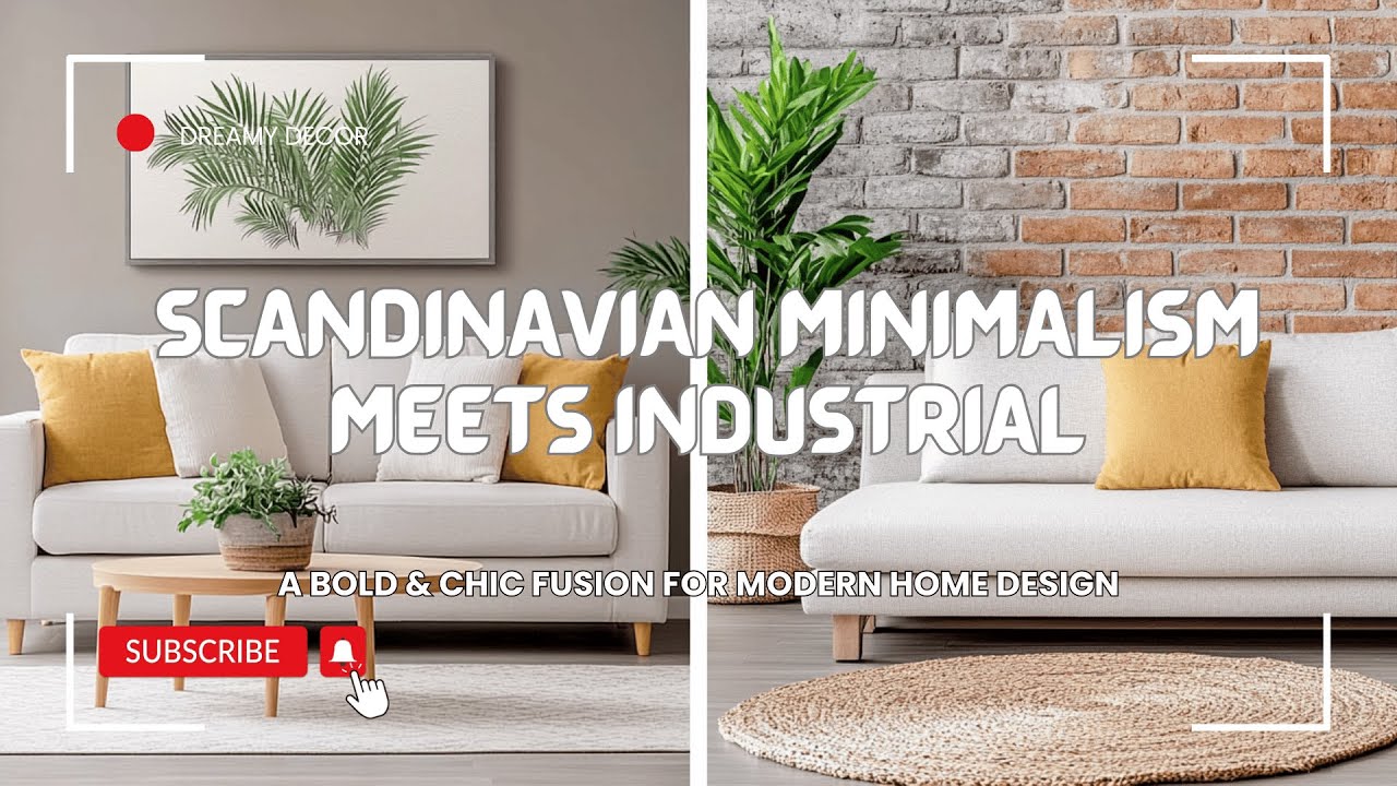 Scandinavian Minimalism Meets Industrial Glam: A Bold & Chic Fusion for Modern Home Design