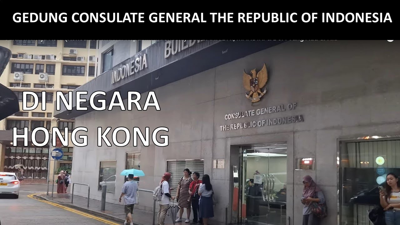 JALAN KE GEDUNG CONSULATE GENERAL THE REPUBLIC OF INDONESIA dan BANK BNI, MANDIRI & BCA DI HONG KONG