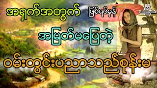 အရှက်အတွက် မမြတ်မပြေတဲ့ဝမ်းတွင်းစုန်းပညာရှင် (ဖြစ်ရပ်မှန်) ဂမ္ဘီရ ပရလောက ဖြစ်ရပ်မှန်ဇာတ်လမ်း