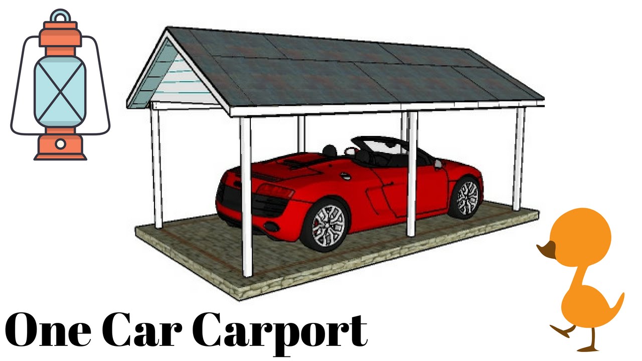 Wooden carport plans - YouTube