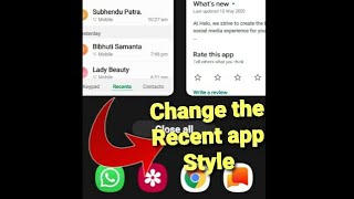 How to change the recent app style in all android devices!!!!! screenshot 5