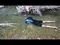 Подводная охота . Горная река Кубани