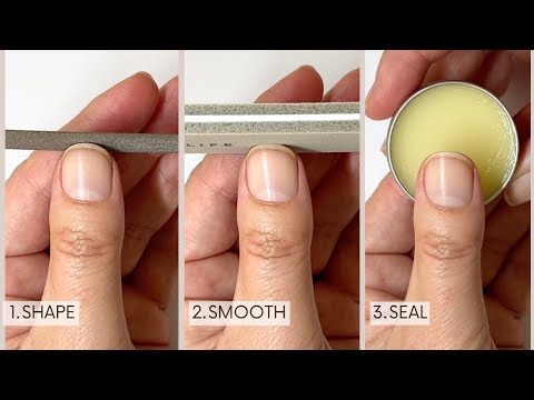 My weekly natural nail routine when not wearing polish. 3 Steps, long lasting results.