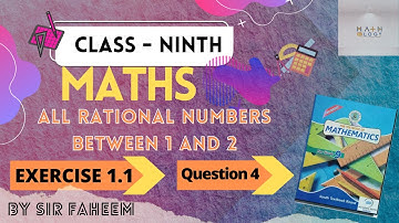 Can we make a list of all Rational numbers between 1 and 2? Unit 1 Exercise 1.1 question 4 #online