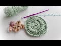 HOW TO CROCHET FACE SCRUBBIE VERY FAST AND EASY:)#crochet#howto#makeuppads#easy#unique