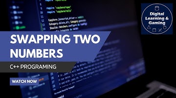 C++ program to Swap two numbers (Using extra variable) | C++