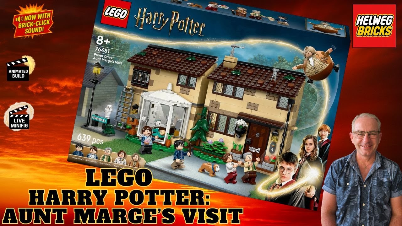 LEGO: Harry Potter – 76451 Aunt Marge’s Visit | Build & Animate
