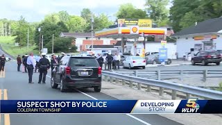 Cincinnati officer on administrative leave suspect in hospital after Colerain shooting
