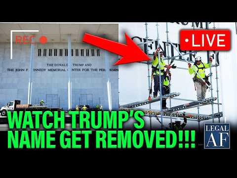 Thumbnail for LIVE: Trump's NAME RIPPED OFF Kennedy Center