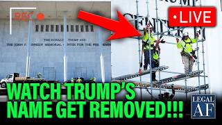 LIVE: Trump's NAME RIPPED OFF Kennedy Center