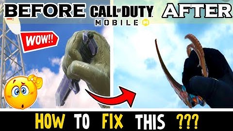How to Fix the Free Bugged Karambit? - Shipwreck 🗡️🧩🤯 in Call Of Duty® : Mobile 🔫🤩 ;)