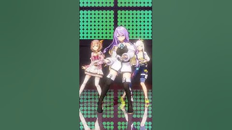 【HOLOLIVE MMD】Mona Risu Iofi ダストダンス #shorts #hololive #vtuber #mmd