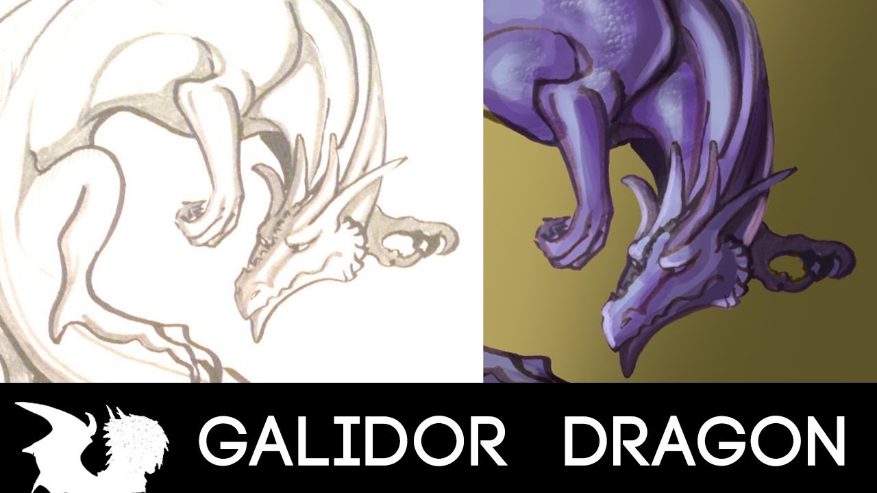 HOW TO DRAW DRAGONS Shading YouTube