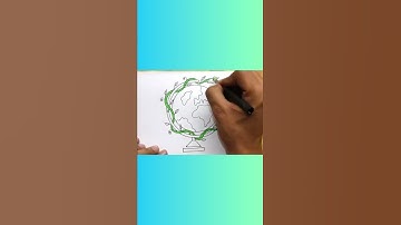 How to Draw Beautiful Save Water Save Earth Save Environment Drawing step-by-step #moneyguru1002