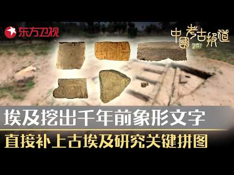 埃及挖出3000年前古埃及时代象形文字，直接补上古埃及研究关键拼图！#中国考古报道