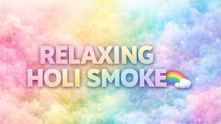 Relaxing Holi Color Smoke Background 4K 🌈 | Dreamy Aesthetic Gulal Loop (No Copyright) screenshot 2
