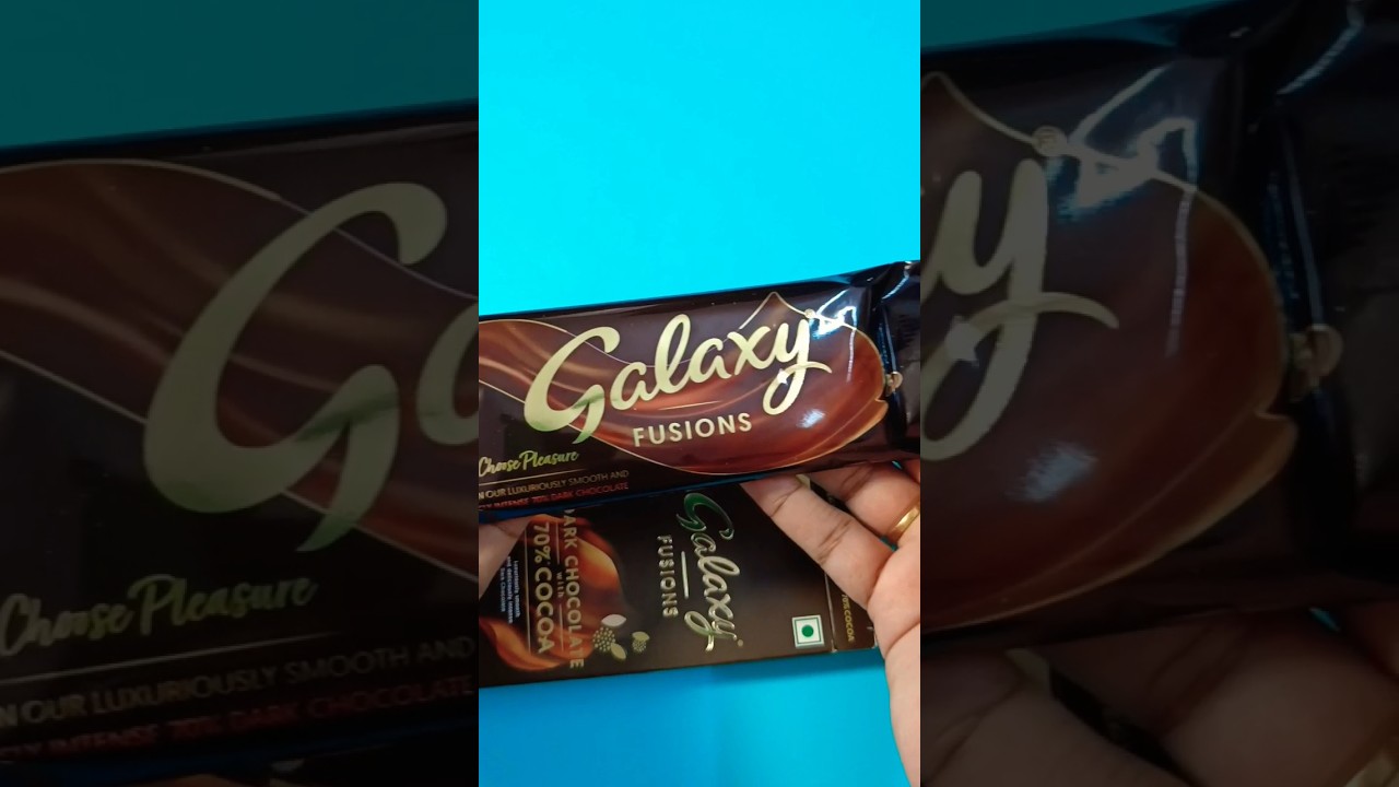 😋Galaxy Dark Chocolate🍫 Fusion Edition🔥#galaxychocolate #shorts #ytshorts #chocolatelover #cocoa