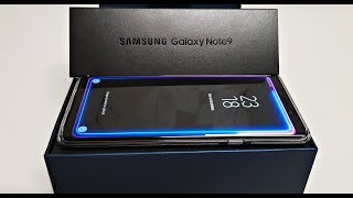 The New Samsung Galaxy Note 9 128Gb Unboxing And Setup