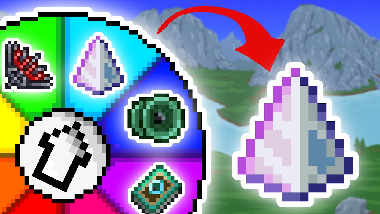 Terraria but we SPIN a WHEEL to decide our WEAPONS! YouTube
