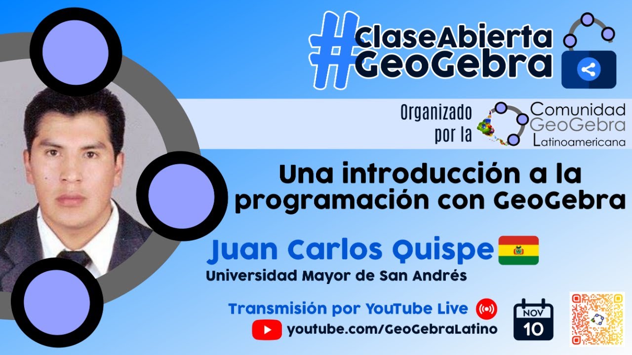#ClaseAbiertaGeoGebra