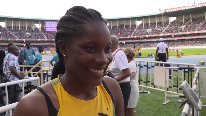 IAAF WU18 Nairobi - 100m Women Bronze Daszay FREEMAN