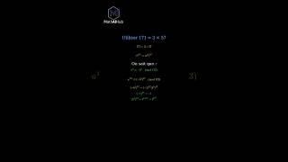 Modular Exponentiation with Prime 173  #maths #stem