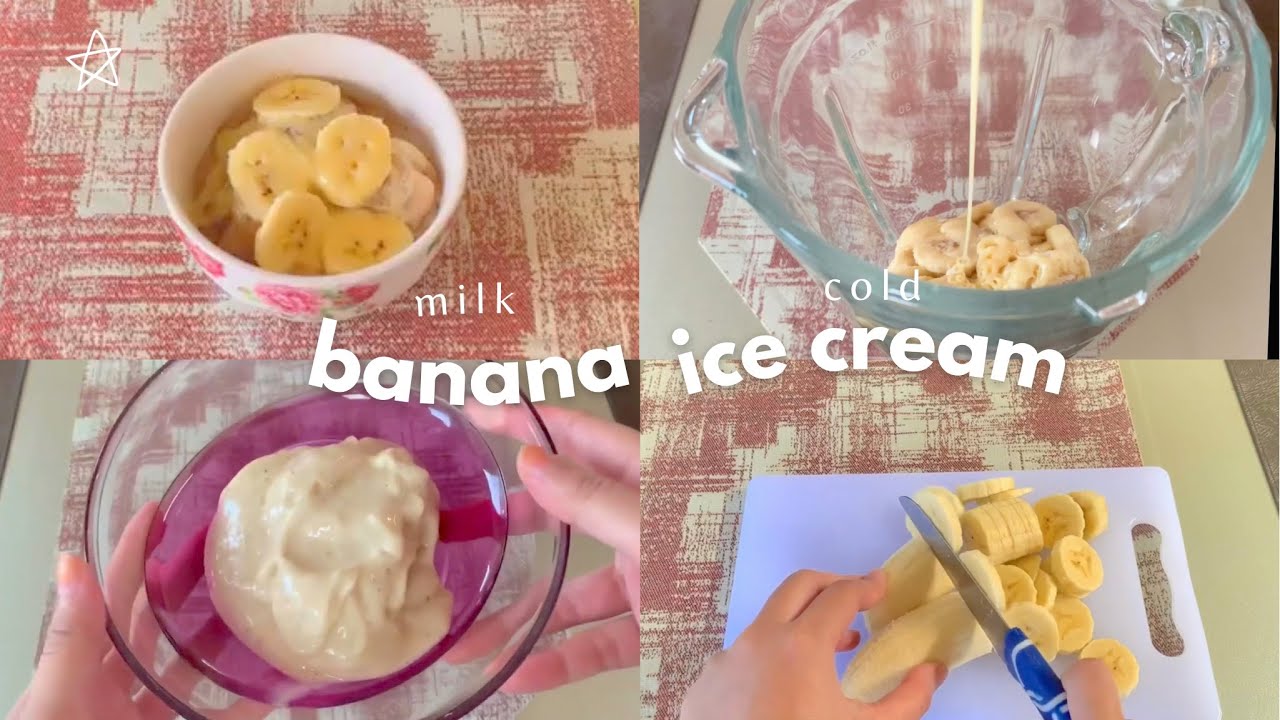 Banana Ice Cream | Easy and Healthy Recipe - YouTube