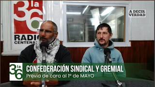 1° de MAYO: Confederación Sindical y Gremial del Uruguay | 27 abril 2026 | La 36 - Radio Centenario