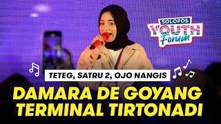 Download Lagu Damara De Nyanyi Ojo Nangis, Teteg, Satru 2 di Solopos Youth Forum 2022 MP3