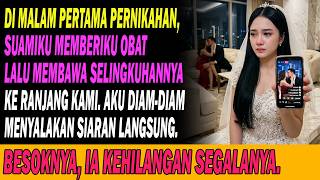 Malam pertama pernikahan 💔 suamiku membiusku lalu membawa selingkuhannya ke ranjang kami 😡😱