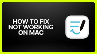How To Fix Goodnotes Not Working on Mac! Tutorial