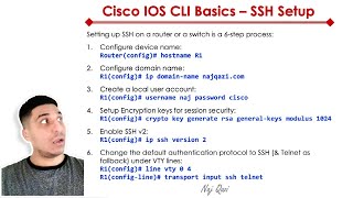 Secure Shell (SSH) Overview and Configuration