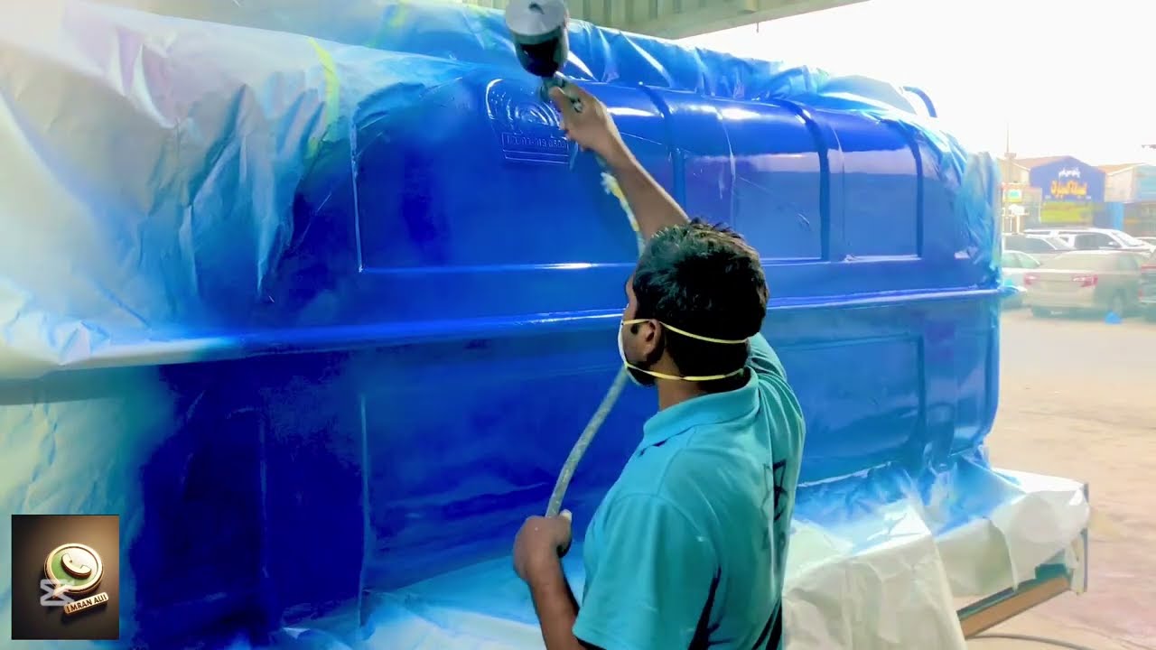 Saudi Arabia Al Maror || New project Water Tank Paint New Design || Muhammad Imran 