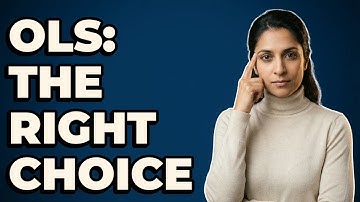 Why Is OLS Used For Parameter Estimation?