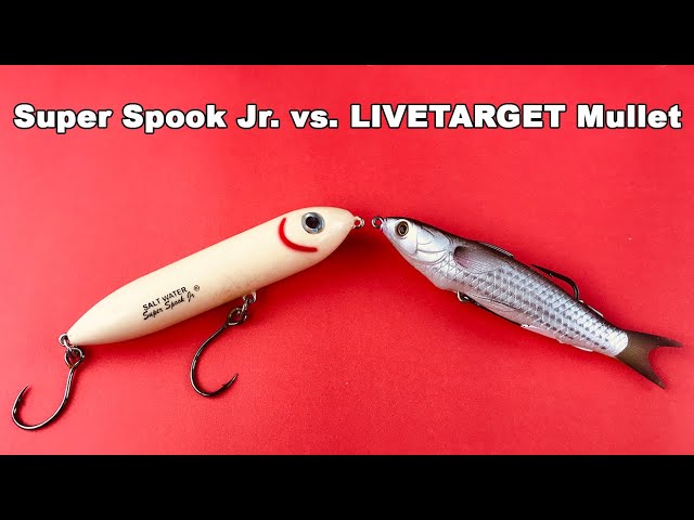 Super Spook vs. LIVETARGET Mullet: Topwater Lure Test 