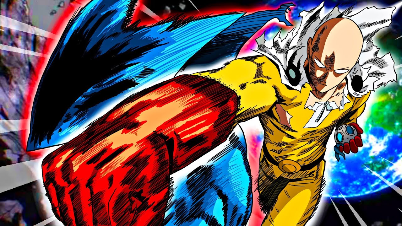 Saitama vs Garou cósmico  ศิลปะการ์ตูน, ไซตามะ, อนิเมะ