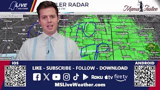 LIVE at 10 While a calmer night is ahead spotty rain chances continue through the week