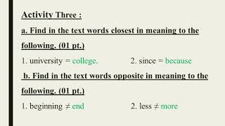 THE CORRECTION OF THE SECOND TERM EXAM (MS4)