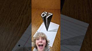 How To Draw 3D 67 Real Illusion On Paper