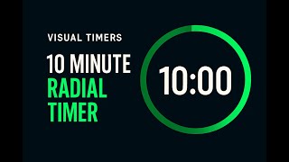 Celebrity 10 Minute Radial Timer ⏳ | Radial Countdown | No Sound | Fullscreen | Clean and Simple Net Worth