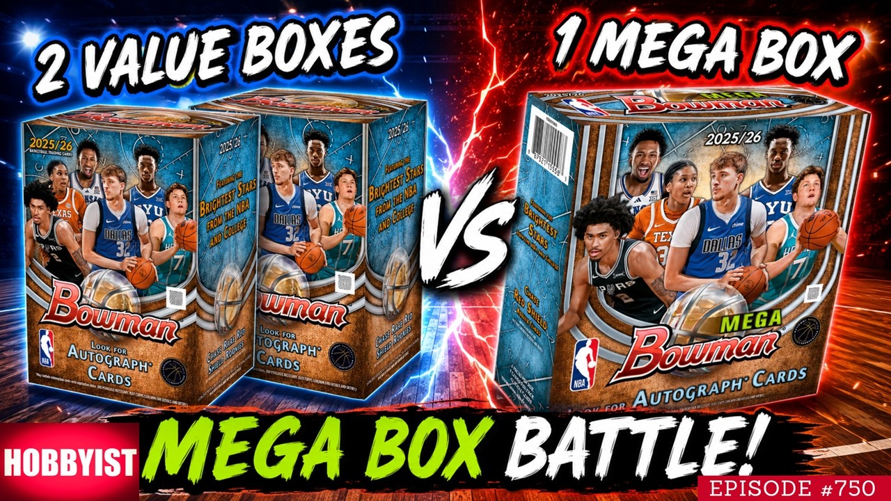 ? MEGA BOX vs 2 VALUE BOXES! | 2025-26 Bowman Basketball Box 