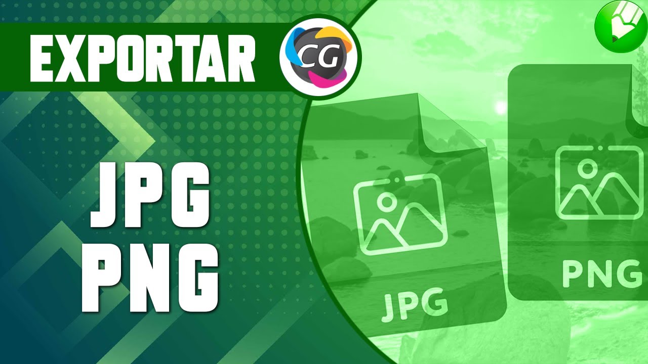 CorelDraw Exportar PNG e JPG