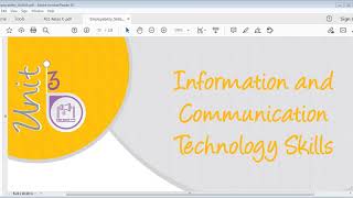 Unit 3 ICT Session 1 Basic Computer Operations
